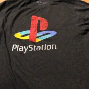 Grey PlayStation tee shirt